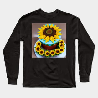 Sunflower Cake Long Sleeve T-Shirt